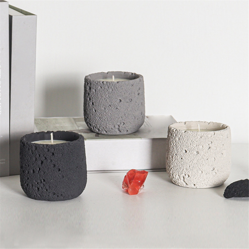 Cement Space Texture Aromatherapy Candle Cup Diy Empty Atmosphere Container Ornaments 1
