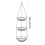 Hanger Produce Basket Wire Fruit 3-Tier Iron Kitchen Stand Vegetable Storage 9