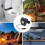 EU Plug BBQ Fan Air Blower High Velocity Mover Quiet DC Powered Variable Speed Controller Picnic Barbecue Tool 7