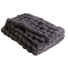 Soft Coral Flannel Plush Blanket - Warm, Cozy Throw for Sofa, Bed, Office Nap, Air Conditioning Shawl, Small Size C