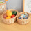 Obst Tablett Picknick Lagerung Korb Brot Desktop Snack S 6