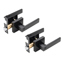 Room Door Lock Aluminum Alloy Handle Lock, and Bolt Combination, Suitable for Left Right Doors,