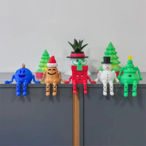 Poupée mobile de bureau, impression 3D, décorations de Noël, cadeaux d'anniversaire pour enfants 1