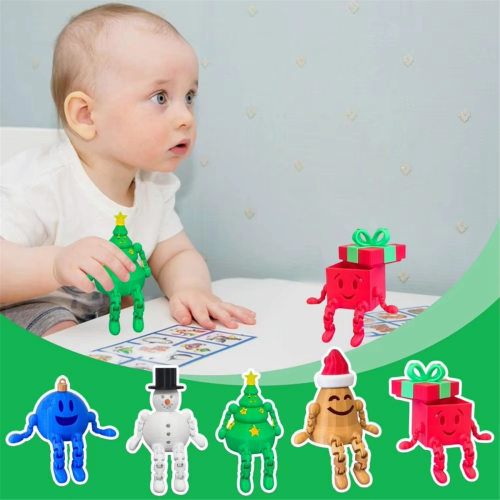 Poupée mobile de bureau, impression 3D, décorations de Noël, cadeaux d'anniversaire pour enfants 2