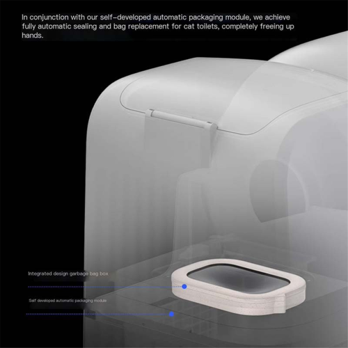 For -Refillable Ring Trash Bags Box, Ultra Exclusive Garbage Bin, Automatic Packaging, Cat Litter Box 2