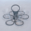 2pcs Foldable Rotating Portable Glass Coffee Cup Plastic Holder 6 Sticks Lifter. 3