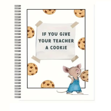 If You Give Your Teacher A Cookie Book,Thoughtful Gift, Template (1PCS)