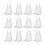 12pcs Cup Holder Anti-Overflow Laundry Detergent Folding Bracket Seamless Hook White 7
