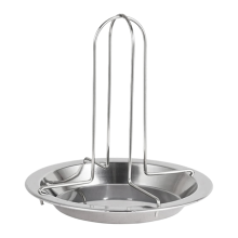 Chicken Roaster Rack Baking Cooking Pans Non-Stick BBQ Grill Stand Holder Tray With Bowl Accessories Tools