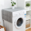 Refrigerator Cover Dustproof Microwave with Storage Bag Washing Machine Automatic Drum Towel 2
