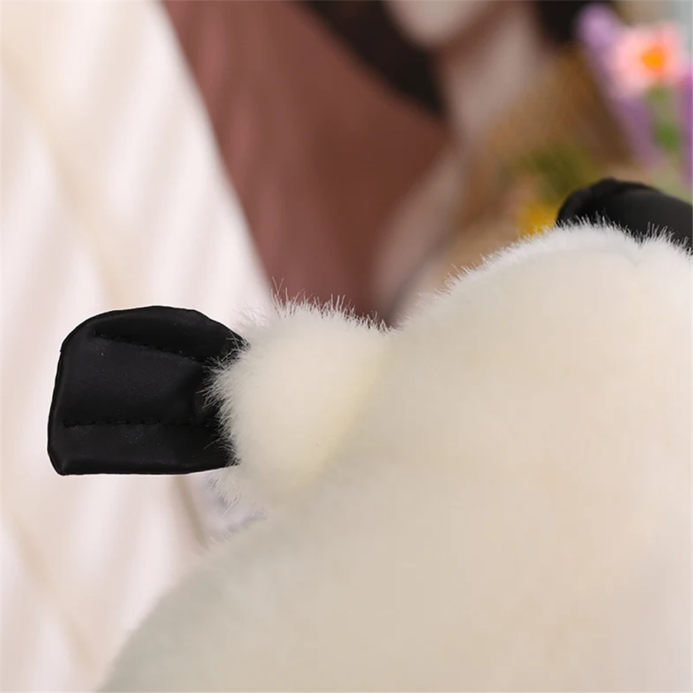 Exogio White Simulation Plush Toys Cartoon Animal Stuffed Dolls Funny Home Decor Kids Birthday Xmas Gifts
