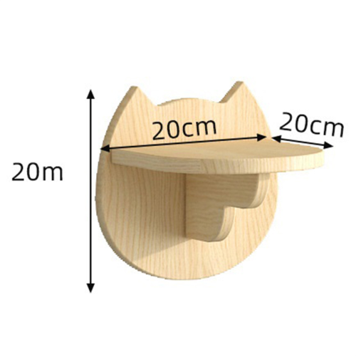 Cat Hammock Climbing Platform, Wall Small Solid Wood Frame A 2