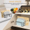 Cutting Board Organizer, 1-Pack, Holder Rack Baking Cookie Pan Sheets Cooling 5