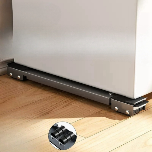 Adjustable Movable Base for Refrigerator and Washing Machine-Roller Bracket with 16 Wheels to Enhance Stability B 1