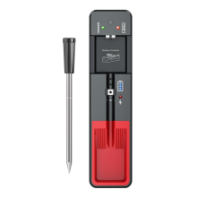 Kabelloses Fleischthermometer, digitale Sonde, Bluetooth, 360 Fuß, unterstützt APP-Fernüberwachung für Ofen, Raucher