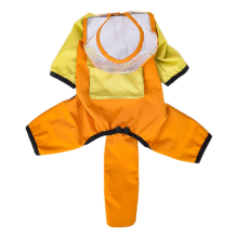 Waterproof Dog Raincoat with Transparent Hooded Jumpsuit, Pet Clothing for Dogs and Cats,DurableWeatherproof Jacket L