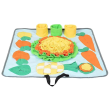 Interactive Sniff Mats Portable Dog Treat Mat Sniffing Puzzle Toy Feeding for Cat