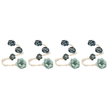 Flower Curtain Tie Buckle Versatile Living Room Punch-Free Rope Suitable for A Variety of Styles