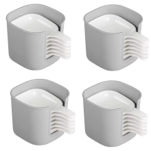 Dip-Platten-Set mit Aufbewahrungsbox, Mini-Würzsaucenschüssel für die Küche zu Hause, Restaurant-Utensilien