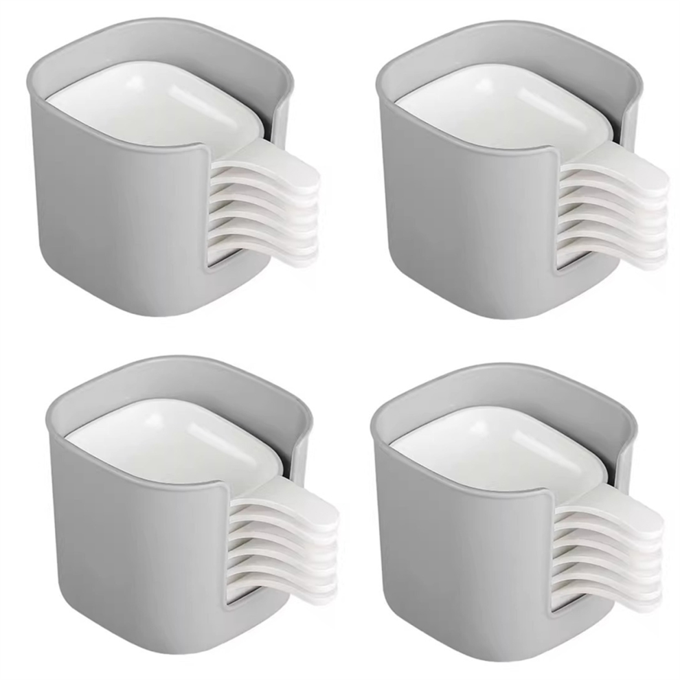 Dipping Plate Set With Storage Box Mini Home Kitchen Seasoning Sauce Bowl Restaurant Utensils Exogio