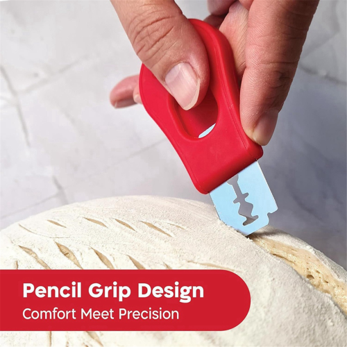 2pcs Bread Dough Scoring Tool Score Cutting Tools Baking Accessory Red 2