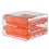 2-Layer Egg Storage Box for Refrigerator - Fresh-Keeping Plastic Drawer Organizer, Large Capacity Kitchen Rack Red 1