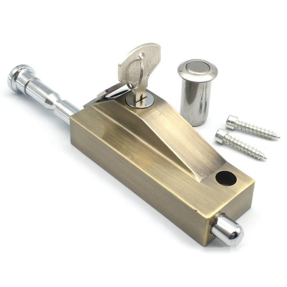 Photos - Door Lock Revolving Door Latch Frame Lock Double Spring Anti-Theft Interlocking Home Hardware Decoration B