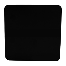Saugfähige Matte aus Silikagel für Eismaschinenboden, rutschfeste Abtropfunterlage, Küchengerät, 37,5 x 37,5 cm, Schwarz