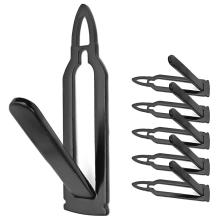 6 Hirschschädel-Halter, Wandaufhänger für Hirschköpfe und andere kleinere Schädel, europäisch