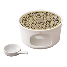 Warmer Ceramic Tea Stove Samovar Candle Camping Portable Travel Outdoorflat Catering Heater