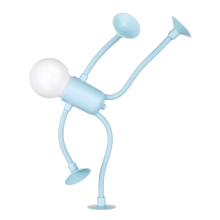 Neueste DIY-Form Sportler-Nachtlicht für Schlafzimmer, Badezimmer und Weihnachtsdekor Schlafzimmer Desktop-Atmosphäre Lampe Blau