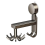 Kitchen Wall Organizer Multi-Purpose Non-Punch Rotary Hook Space Saving Hanger Utensils Tool Holder 1