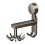 Kitchen Wall Organizer Multi-Purpose Non-Punch Rotary Hook Space Saving Hanger Utensils Tool Holder 7