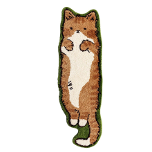 Tappeto per camera da letto, soggiorno, divano, coperta, comodino antiscivolo per bambini, a forma di gatto