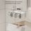 Wall-Mounted Kitchen Salt MSG Seasoning Condiment Storage Box Home Integrated Multi-Grid Jar Set A 5