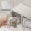 Wall-Mounted Kitchen Salt MSG Seasoning Condiment Storage Box Home Integrated Multi-Grid Jar Set A 4