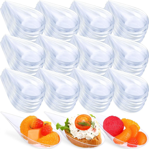 Bicchieri Da Cocktail Commerline, 470 Ml, 100 Pezzi In Polipropilene Trasparente, Infrangibili E Lavabili In Lavastoviglie - copertina