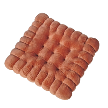 Cuscino a forma di biscotto, cuscino ispessito, cuscino per sedia in peluche, cuscino decorativo e comodo per seduta, regalo per balcone C