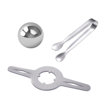Italienischer Eisball, schnelles Kühlen, Extrahieren von Espresso zur Beibehaltung des Aromas, Halter-Set, 3-teilig