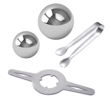Italienischer Eisball, schnelles Kühlen, Extrahieren von Espresso zur Beibehaltung des Aromas, Halter-Set, 4-teilig