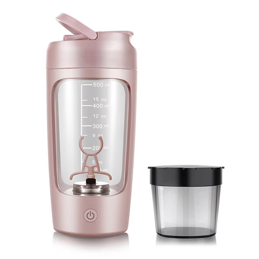 Exogio Pink Electric Protein Portable 1200Mah Rechargeable Blender Cup Automatic Self Stirring Mug Mixing Cups