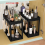 Organizer Rack, Sliding Cabinet Basket Drawer, Multi-Purpose Storage for Kitchen, Bathroom - Black 2