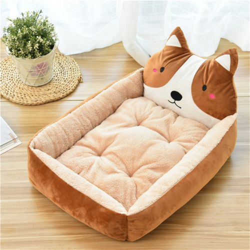 Winter Warm Dog Bed Small Cartoon Mat Cat 2