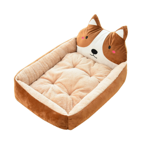 Winter Warm Dog Bed Small Cartoon Mat Cat