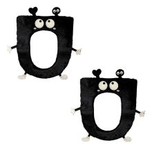 Thick Toilet Mat for Winter Warm Reusable Plush Cover