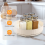 360 Rotating Spice Organizer Single Layer Tray Round Rack B 5