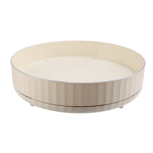 360 Rotating Spice Organizer Single Layer Tray Round Rack B