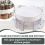 360 Rotating Spice Organizer Double Layer Tray Round Rack A 9