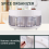 360 Rotating Spice Organizer Double Layer Tray Round Rack A 5