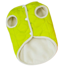 Pet Clothes Autumn and Winter Dog Teddy Cat Peach Cotton-Padded Yellow